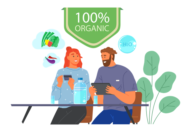 Organic Food Illustration