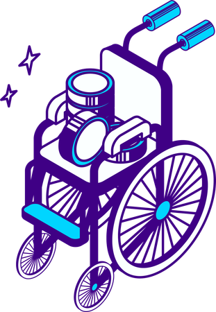 Organización benéfica para personas con discapacidad  Ilustración