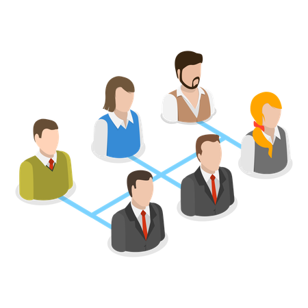 Organization Chart  Illustration