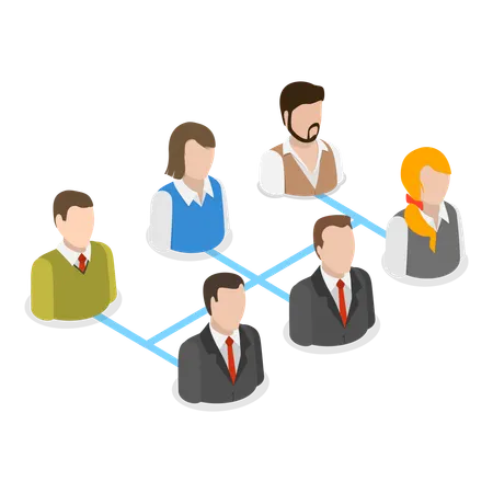 Organization Chart  Illustration
