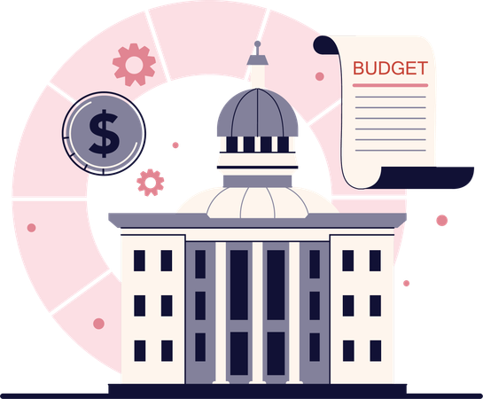 Órgão governamental prepara orçamento anual  Ilustração
