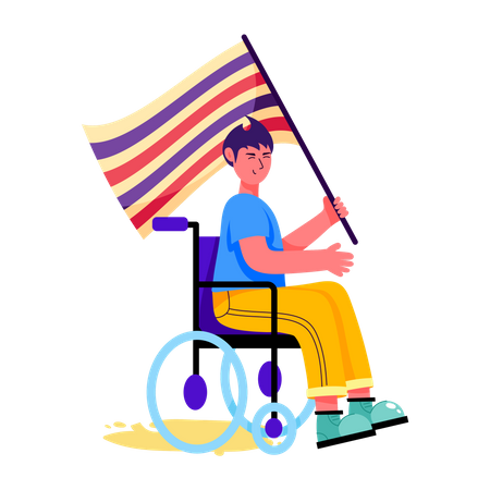 Orgullo de discapacidad  Ilustración