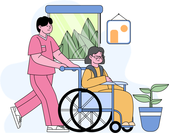 Orthopedic Consultation: Discussing Patient Care  Illustration