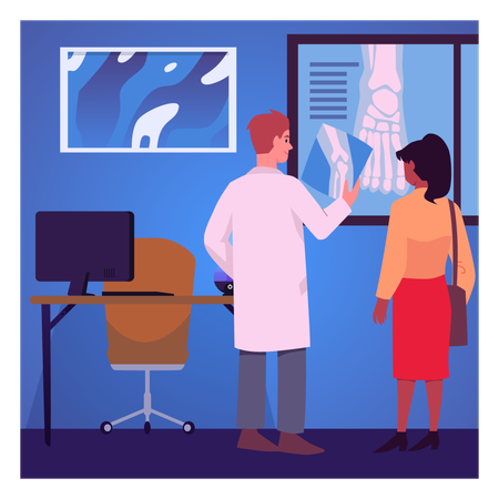 Orthopedic doctor  Illustration