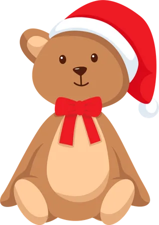 Oso de navidad  Ilustración