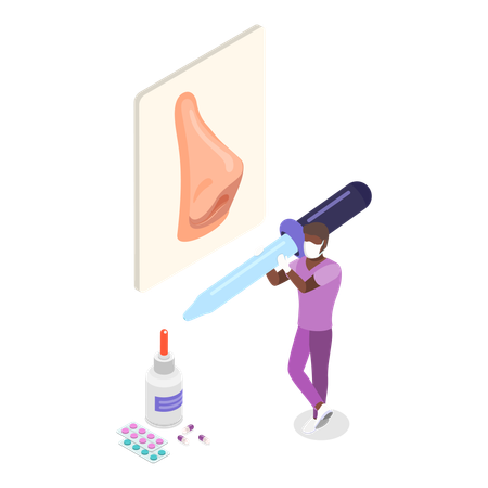 Otolaryngology  Illustration