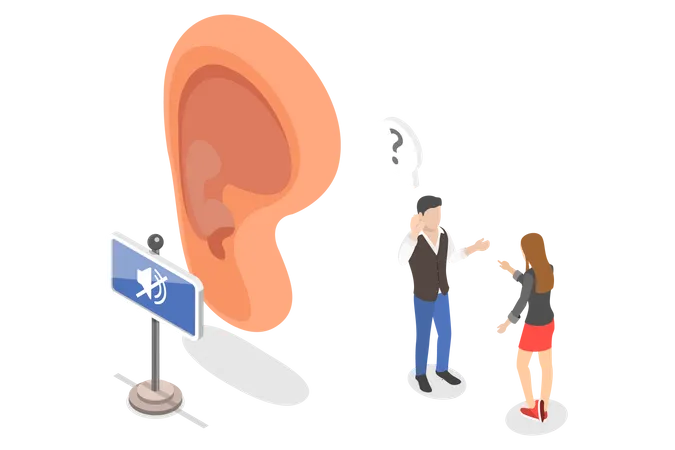 Otolaryngology Patient  Illustration