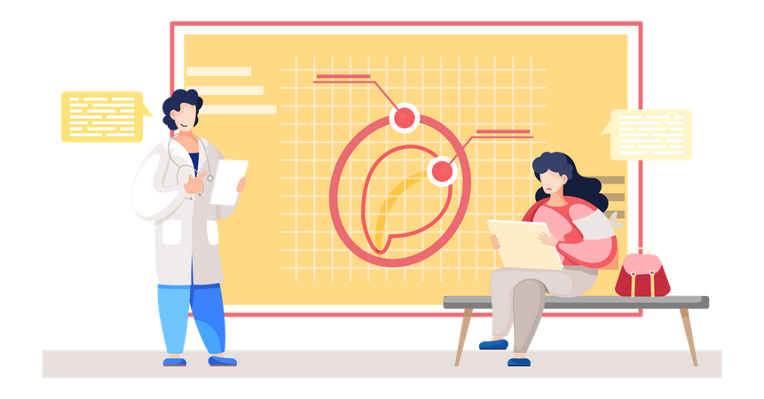 Otology doctors  Illustration