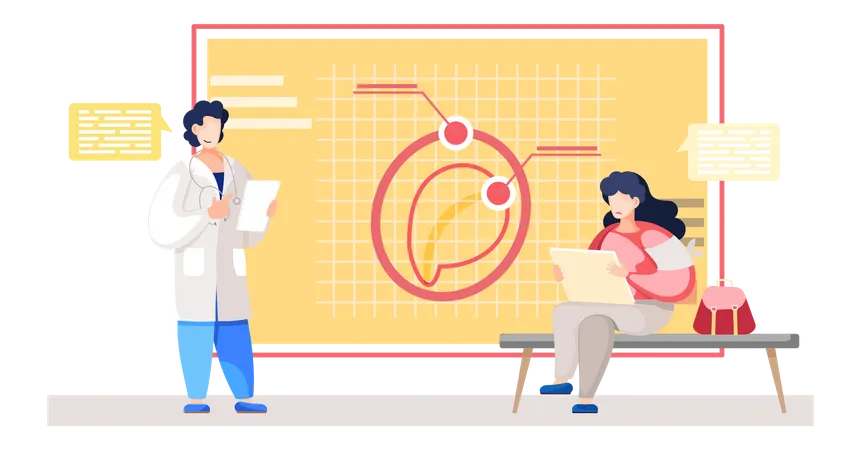 Otology doctors  Illustration