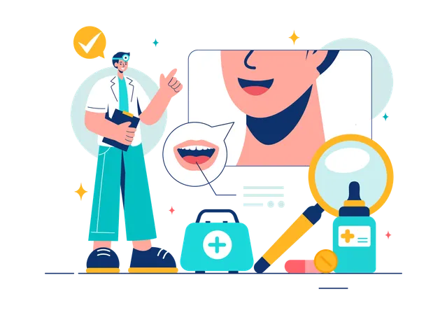 Otorhinolaryngology  Illustration