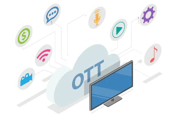 OTT Platform Illustration