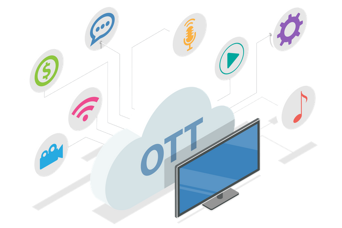 OTT Platform  Illustration