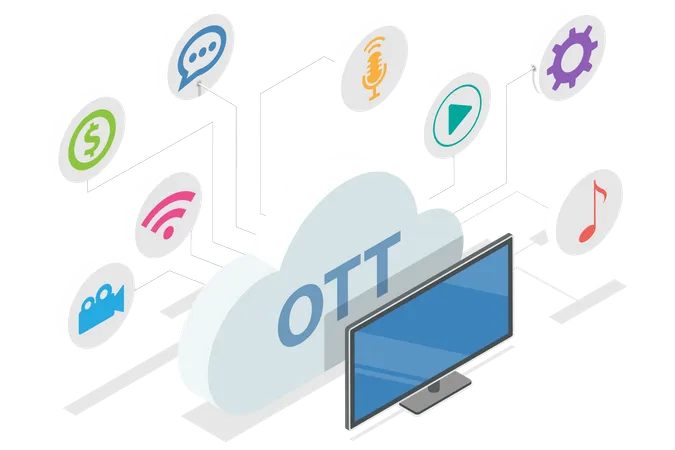 OTT Platform  Illustration