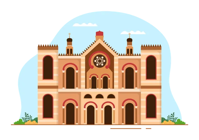 Ou um templo  Ilustração