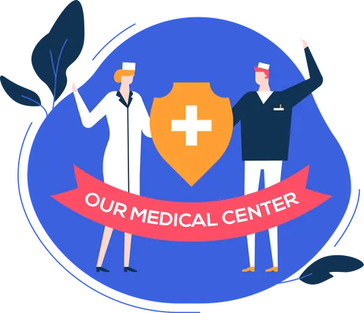 Our medical center Illustration