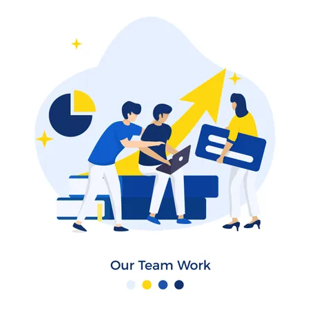 Our Team Work  Illustration