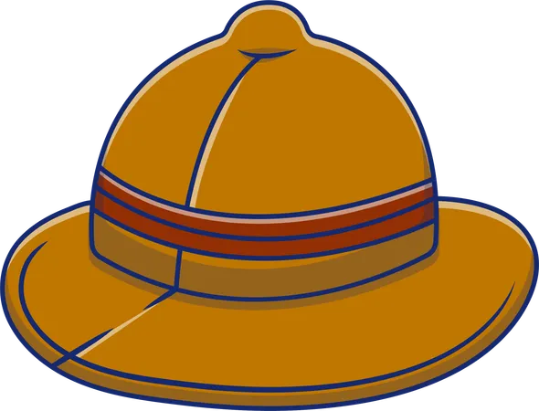 Outdoor Adventure Hat  Illustration