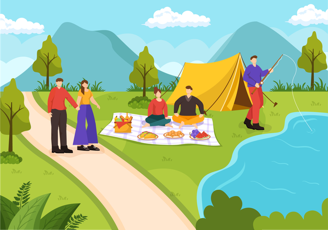 Outdoor Adventure  Illustration