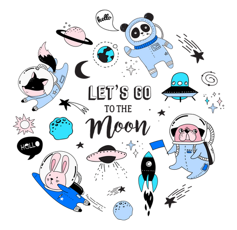 Outer Space Illustration