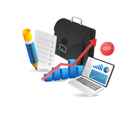 Outils commerciaux d’investissement réussis  Illustration