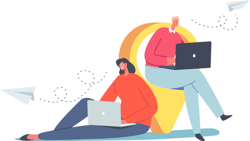 Outsourcing Business Process  일러스트레이션