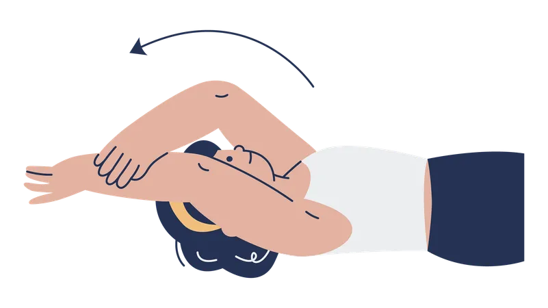 Overhead Stretch  Illustration