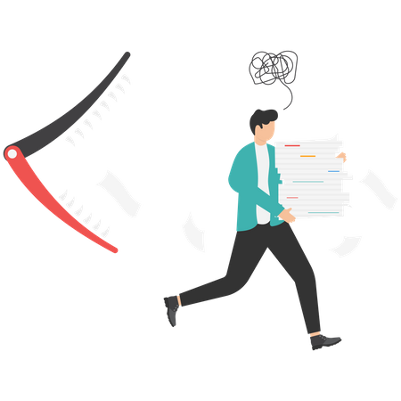 Overload work deadline  Illustration