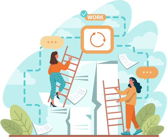 Overload work  Illustration