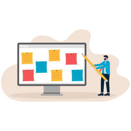 Overworked, overly busy work. Time management for work life and study life balance . work stress Tired of working too hard. planning, organizing and time management.  Illustration