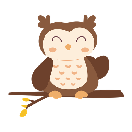 Owlet  Illustration
