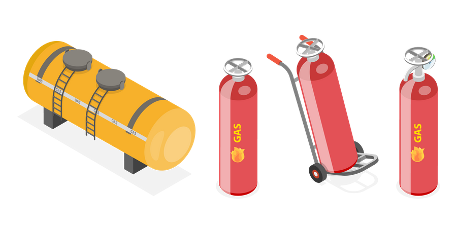 Oxygen Equipment  Illustration