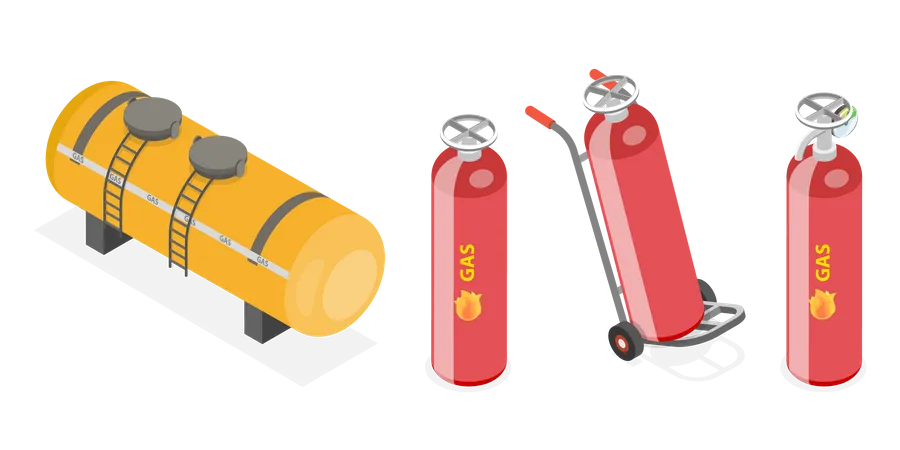 Oxygen Equipment  Illustration