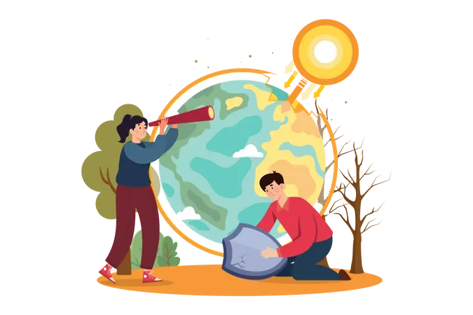 Ozone Holes  Illustration