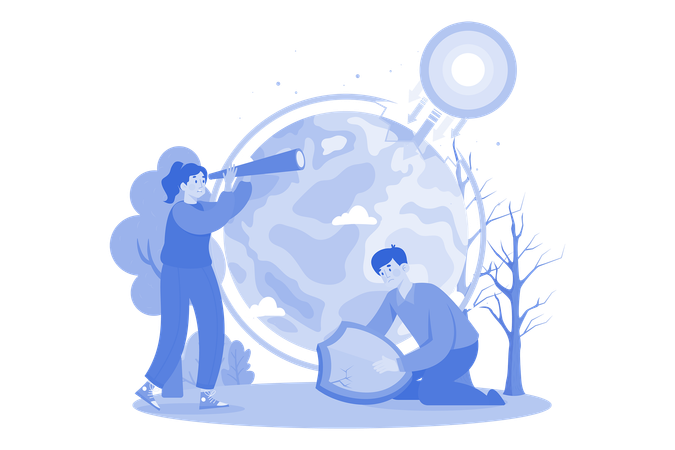 Ozone Holes  Illustration