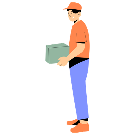 Package delivery  Illustration