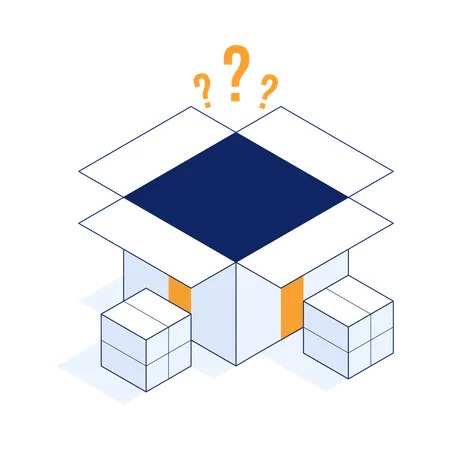 Package Empty  Illustration