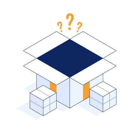 Package Empty  Illustration