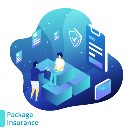 Package Insurance  Illustration