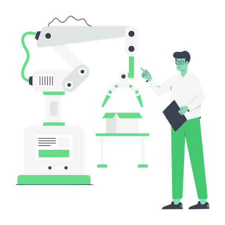 Packaging Automation  Illustration