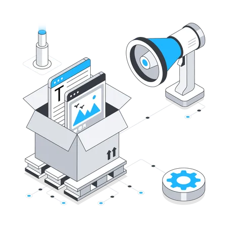 Pacote SEO e marketing SEO  Ilustração