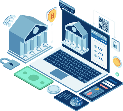 Pagamento de empréstimo residencial  Ilustração