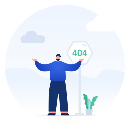 Page introuvable 404  Illustration