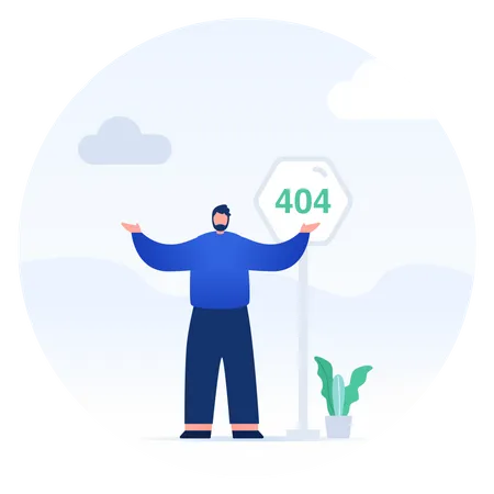 Page introuvable 404  Illustration