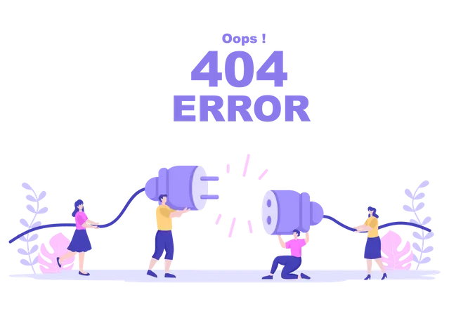 Page Not Found Illustration