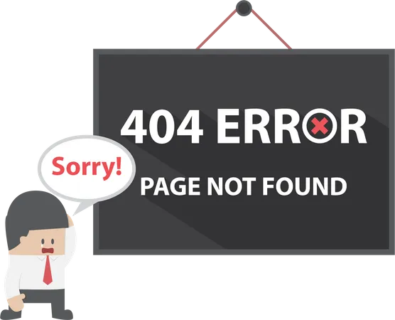 Page not found  Illustration