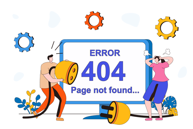 Page not found Illustration