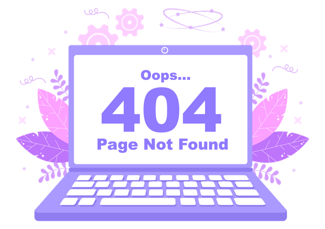 Page Not Found  Illustration