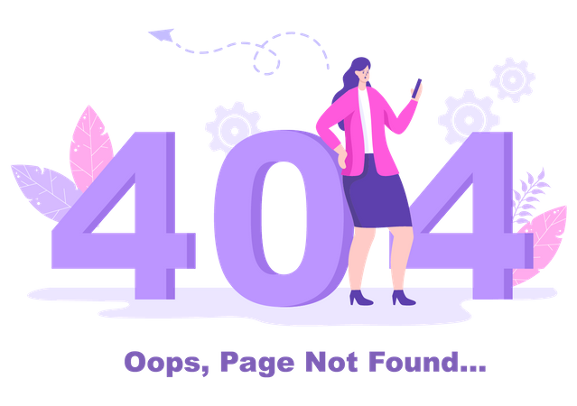 Page not found  Illustration