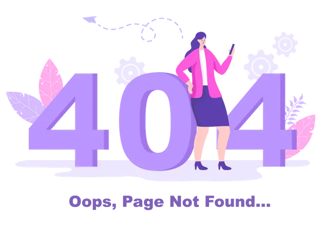 Page not found  Illustration