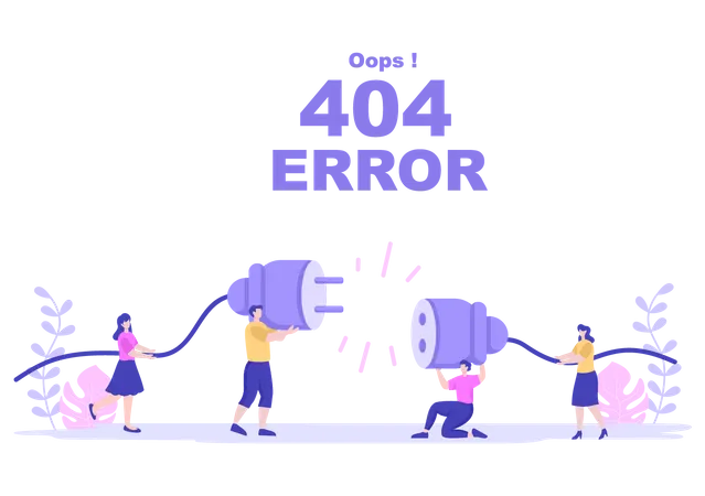 Page Not Found  Illustration